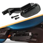 PATHAK Foot Rest Stand Compatible for Ather 450X, 450S | Ather Rizta Accessories Made of Heavy Duty Iron Rod Flat Handle, Scooter Footrest Stand (Rear Left | Black)