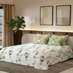 Pekozi Super King Size Cotton Bedsheet 108x108 inch, High-Quality 186 TC|Soft Skin-Friendly|Modern Design|Complete Double Bed Set with 2 Pillow Covers (Green)