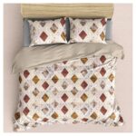 Pekozi 100% Cotton Bedsheets For Queen Size Bed, 1 Queen Size Bedsheet For Double Bed Sheet Cotton (90 X 100 Inches) With 2 Pillow Covers | 144 Tc | Brown