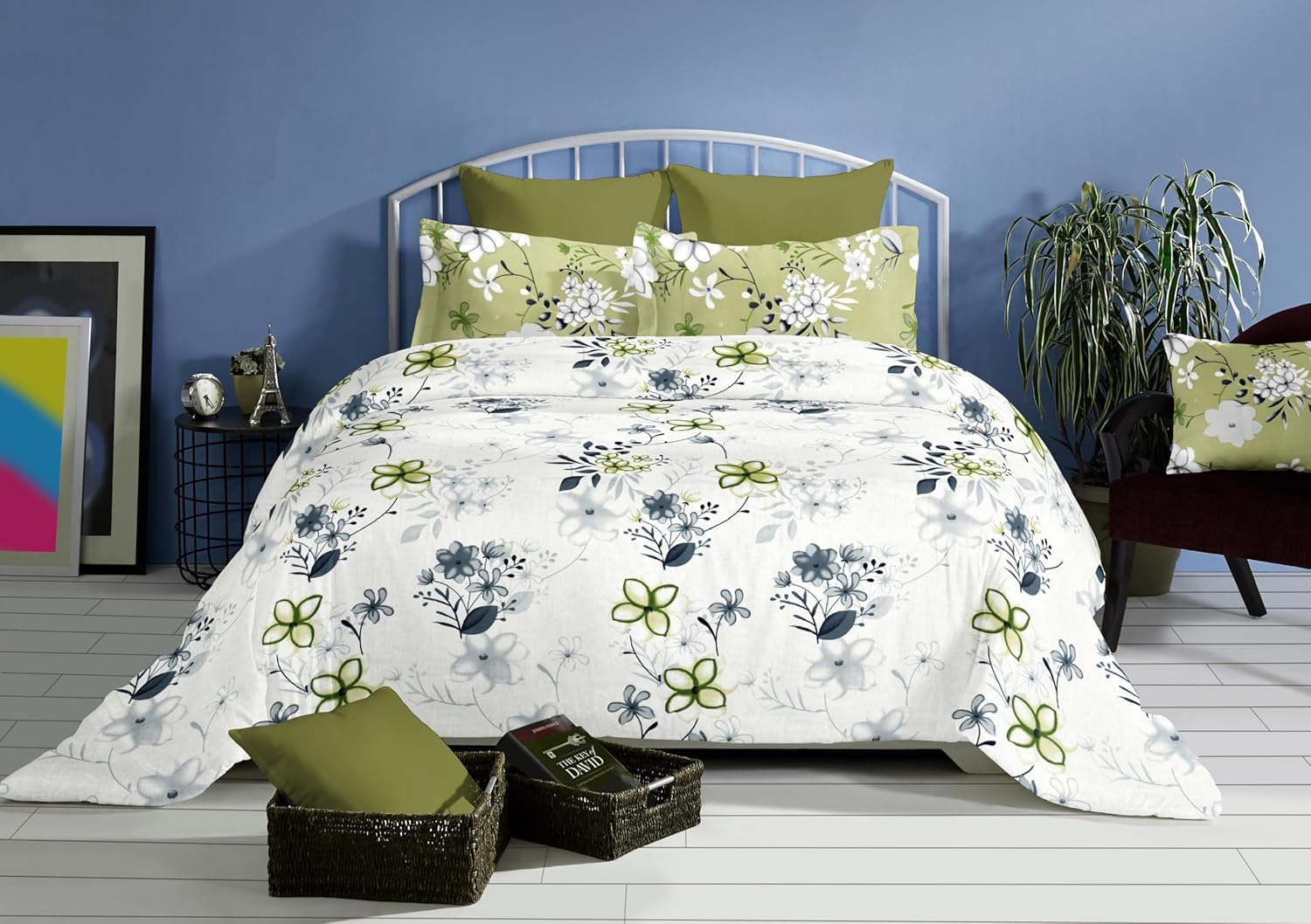 1 king size bedsheet